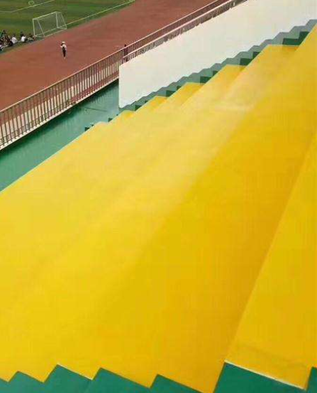 广河球场台阶翻新修补改造